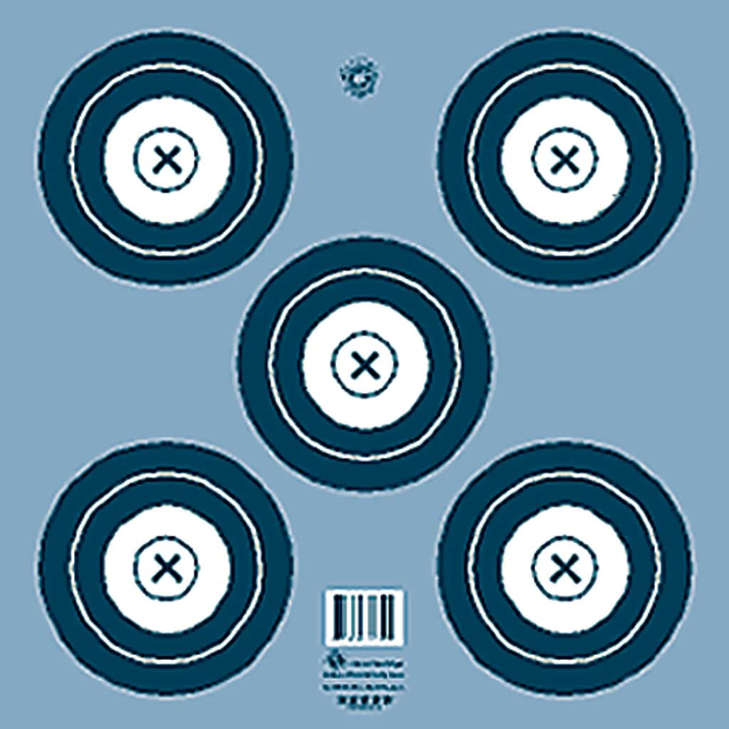 Maple Leaf Target Face NFAA Indoor 5-Spot 100 pk.