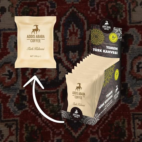 Addis Ababa Coffee - Orta Kavrulmuş Türk Kahvesi 12x100 Gr.