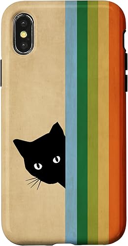 Miniatura 7 de Carcasa para iPhone 11, diseño de gatito, color negro