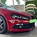for VW Scirocco Front Bumper Lip Splitter Spoiler Body Kit Accessories