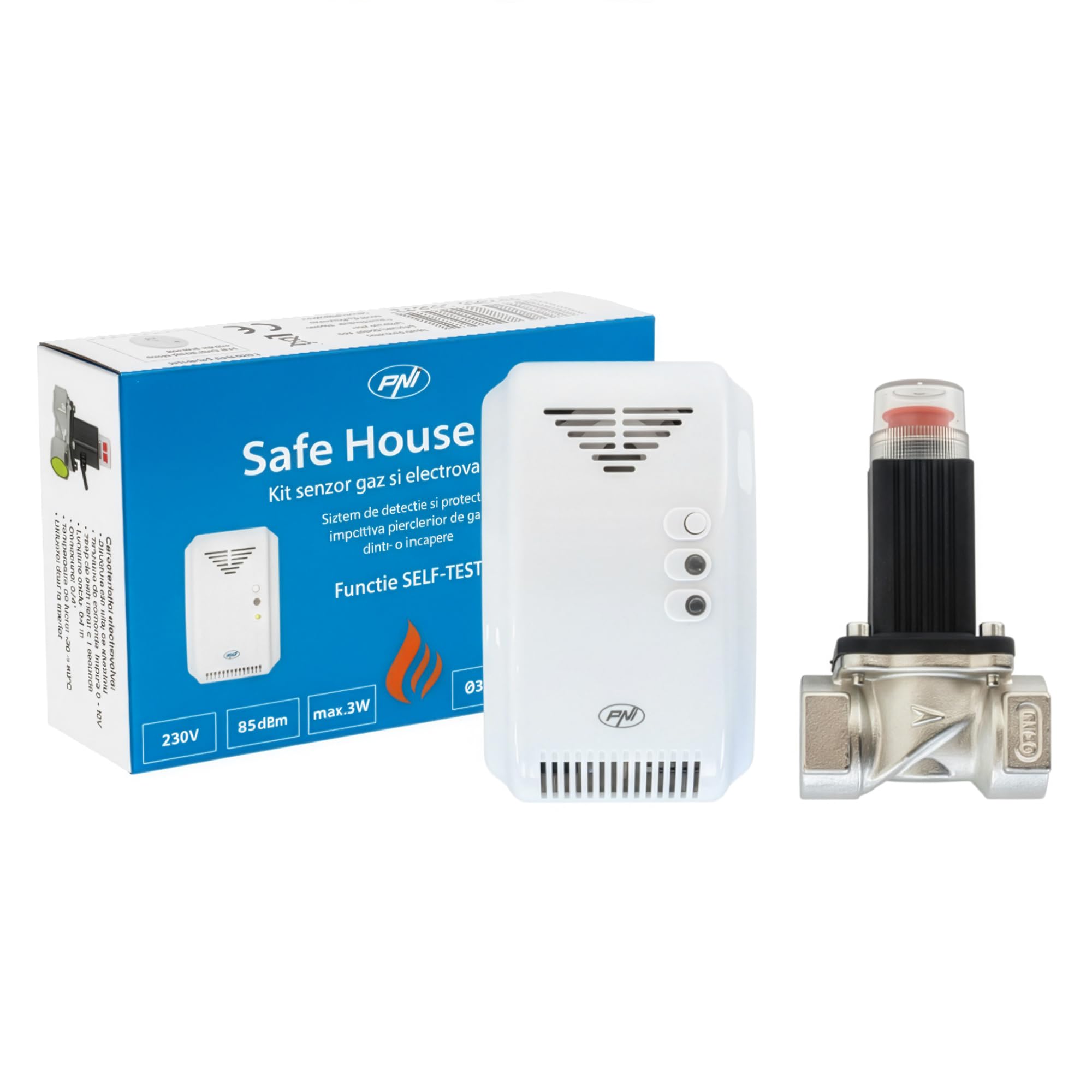 Kit de válvula solenoide y Sensor PNI Safe House 200 3/4 Pulgadas
