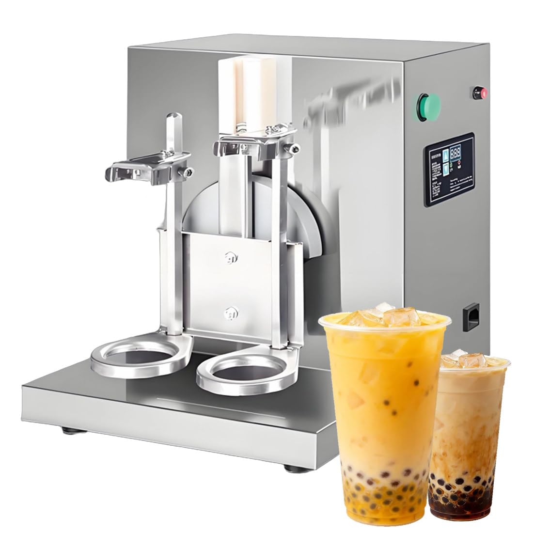 QianCruxtacy Professional Electric Bubble Boba Shaker 350ml