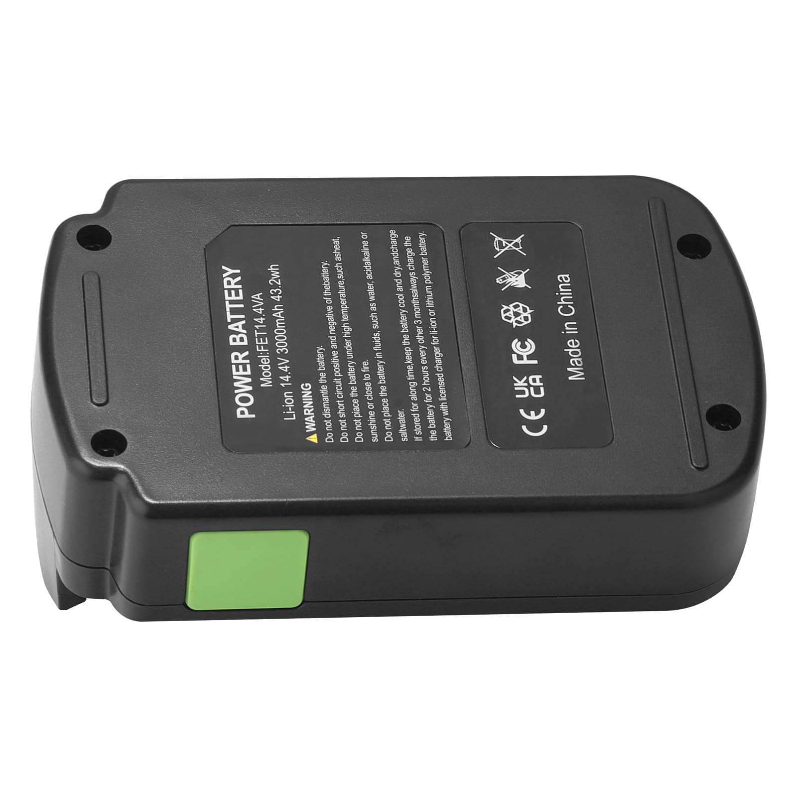 Seilylanka Elektrowerkzeugakku für Festool Li-Ion 14.4V 3000 mAh Akku kompatibel mit C 15, PSC/PSBC 400, T 15+3, 494832, 498341, BPC 15, BPC 15 Li, BPS 15