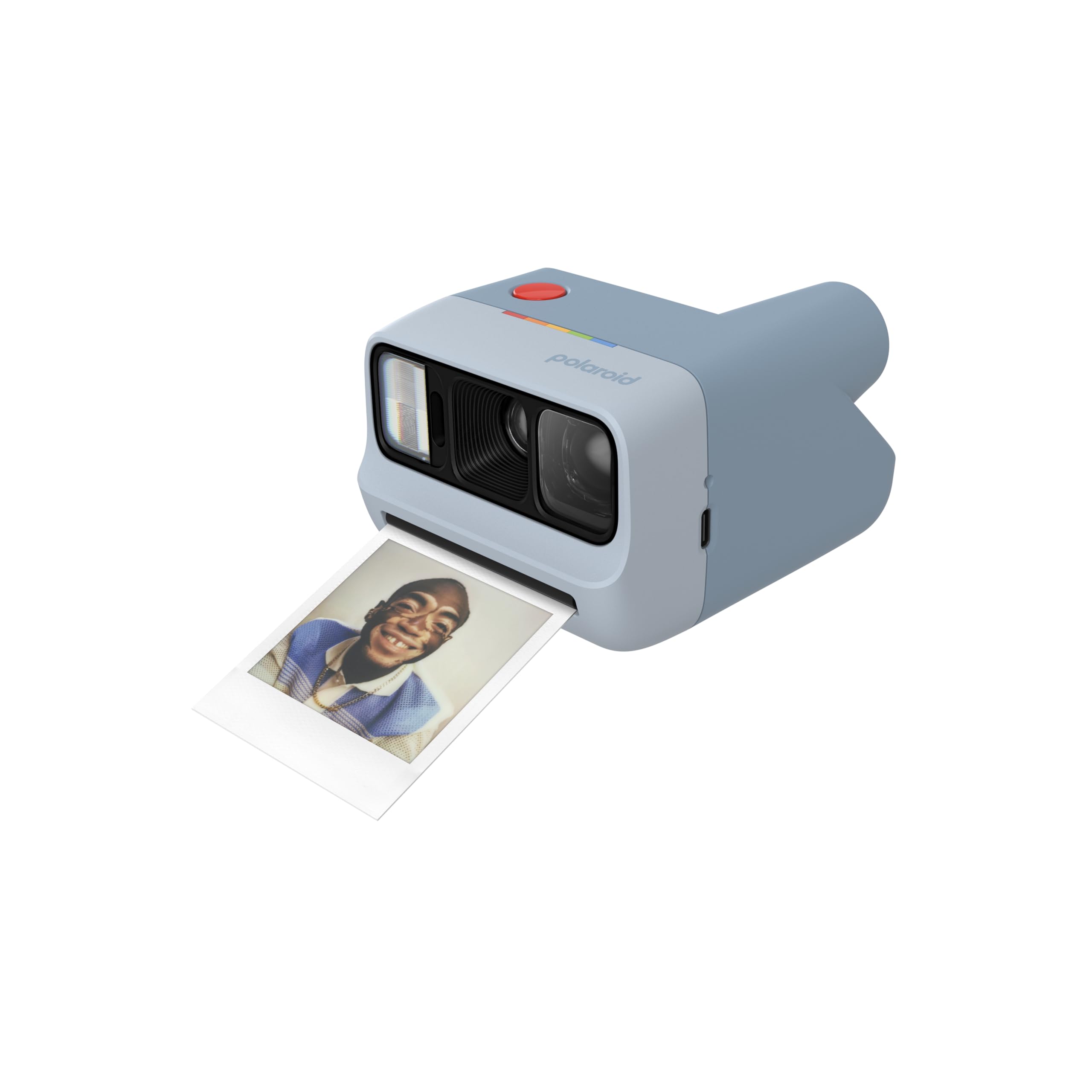 Polaroid - Bundle Instant Camera Go Gen 3 Light Blue + Go Color Film (16 Photos)