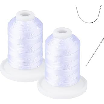 UV-Resistant - Simthread Bound Yarn Tex 69 12wt Polyester 100% - 250 Yards 2 White