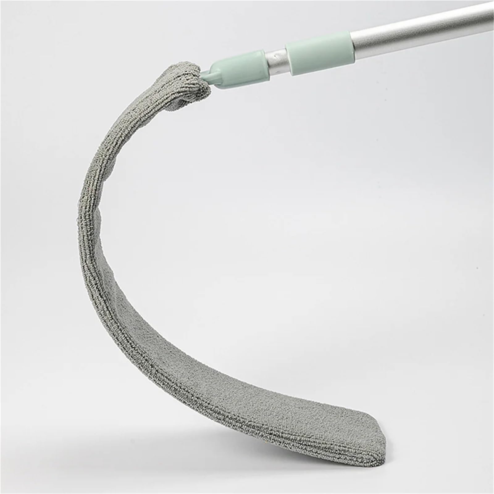 Plumero retráctil extensible con paños de microfibra, cepillo de polvo de mango largo para limpieza del hogar, limpiador de polvo para cama, sofá y zonas de difícil acceso (8 fundas lavables)