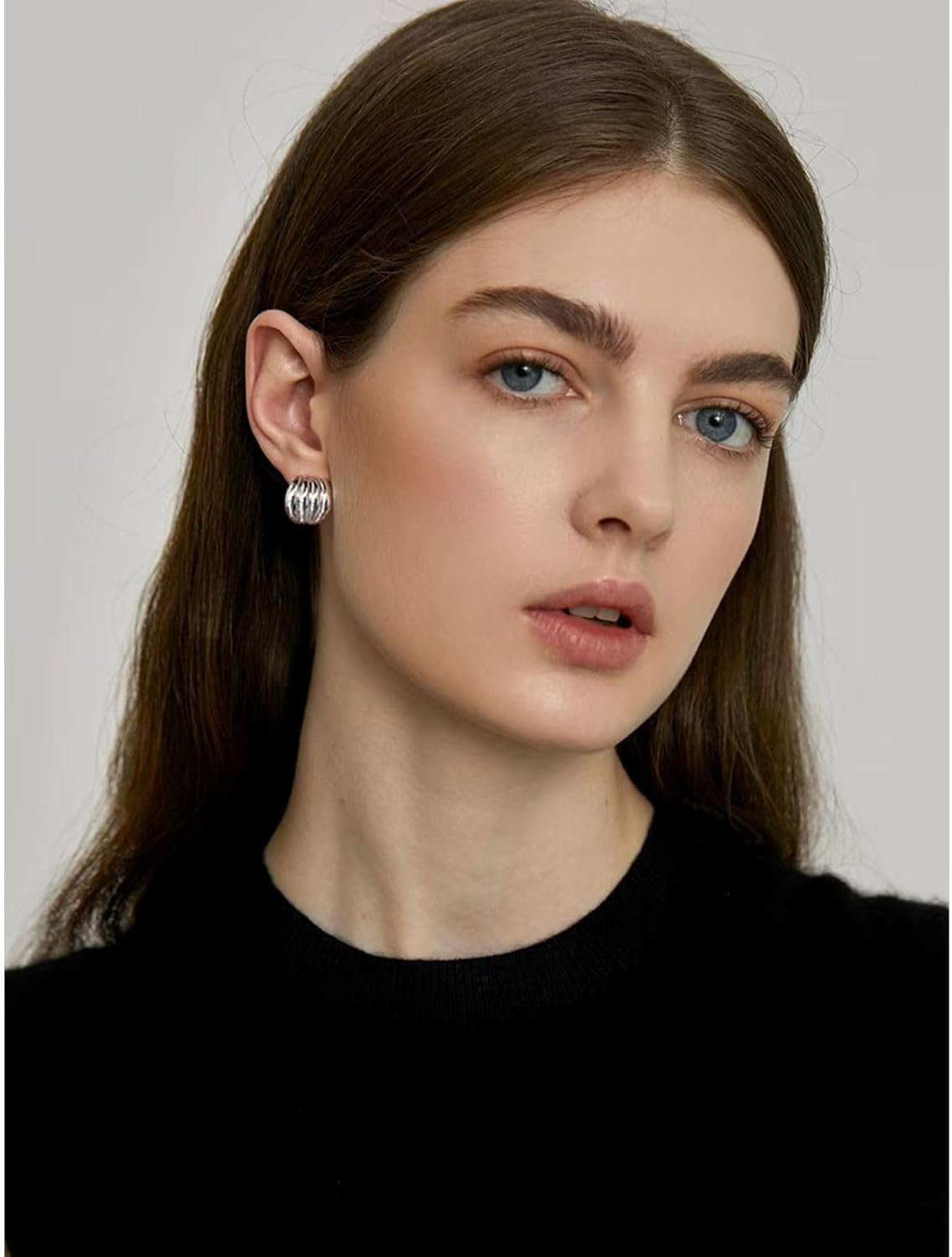 Statement Chunky Gold Earrings for Women Unique Square Stainless Steel Heaven Mayhem Button Stud Earrings Trendy Jewelry - Image 4