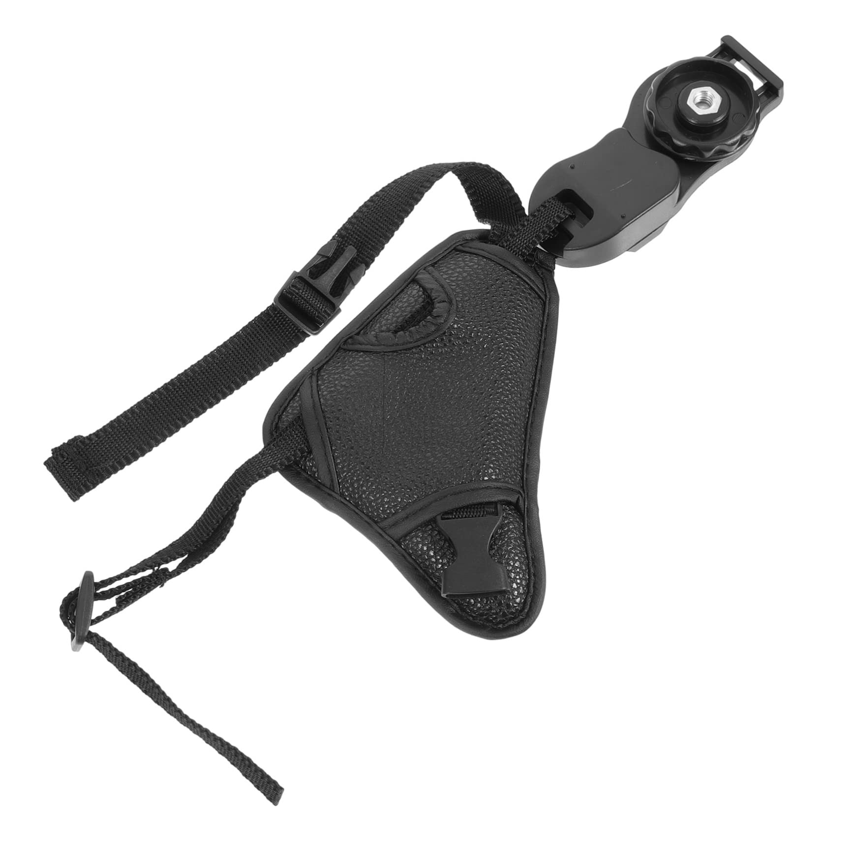 Gadpiparty Cinturino Da Polso Per Fotocamera Cordino Pinza a Mano Nancio Di Polso Cinghie Da Polso Rafforzamento Della Presa Della Mano Impugnature Accessori Pelle Sintetica Black