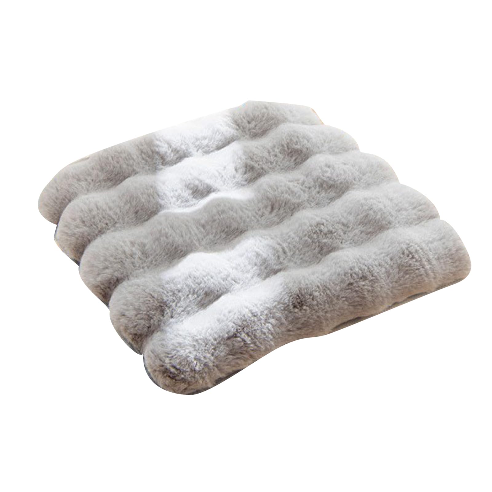 Msioytog Plushes Rabbits Chair Seats Pad with NonSlip Bottom Thickened Warm Seats Cushions for Comfort and Ergonomic Soft Seat Pad