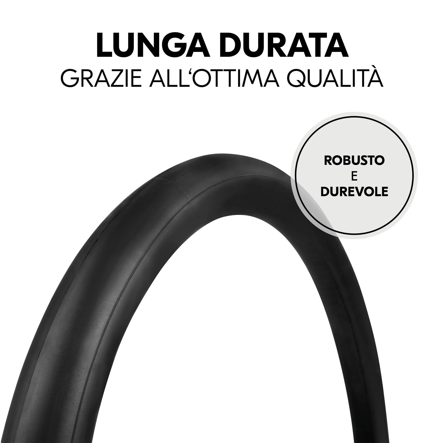 hauck Kit Riparazione Gomme per Passeggini 3 Ruote - 2 Camere D'Aria da 12" e 1 da 10" e Leve Cacciagomme - Kit Riparazione Ruote Per Passeggino come il Rapid 3 Air di hauck - Nero