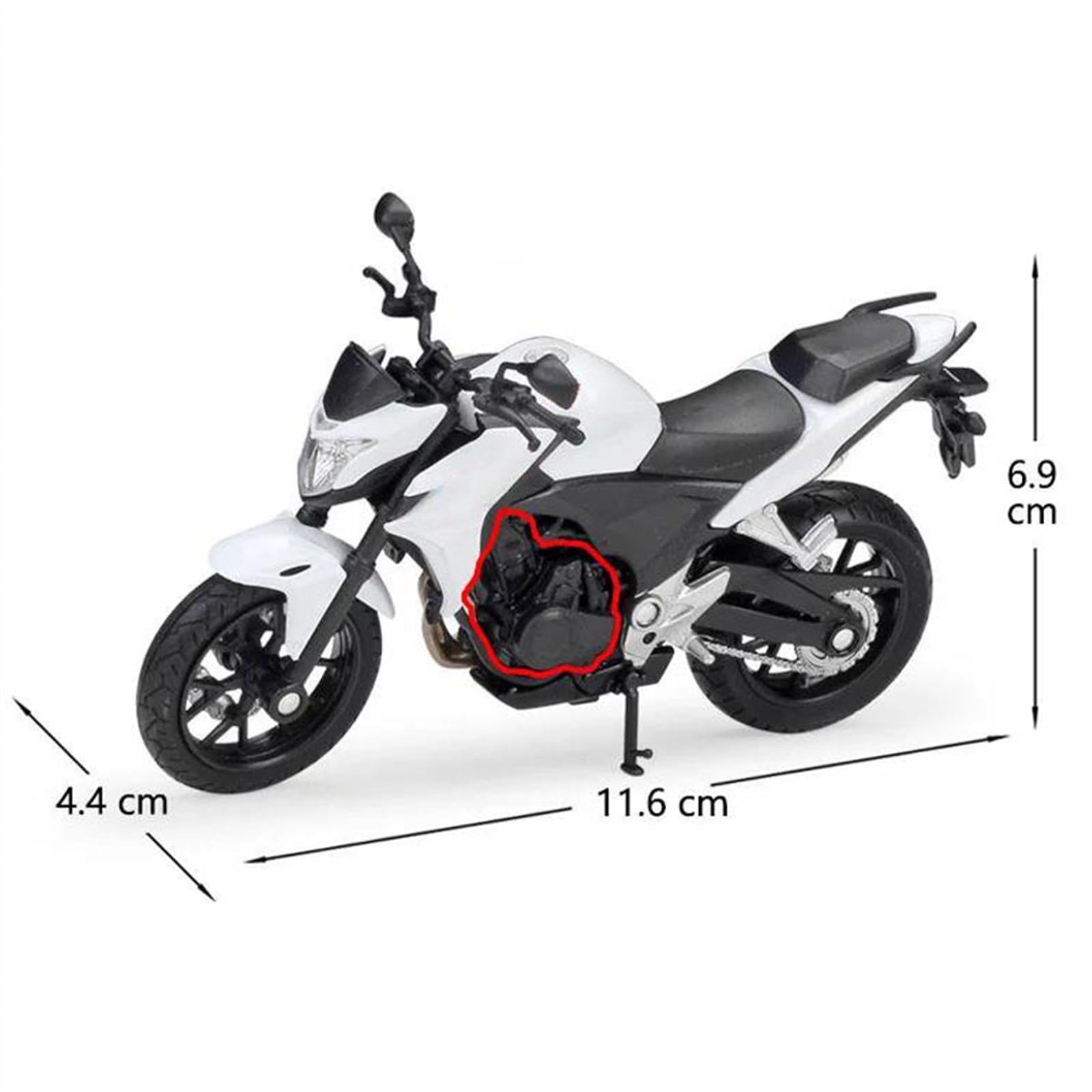 Modello 1/18 Per HONDA CB 500 F 2014 Modello Di Moto Simulazione Auto Giocattolo In Lega Raccogli Regali