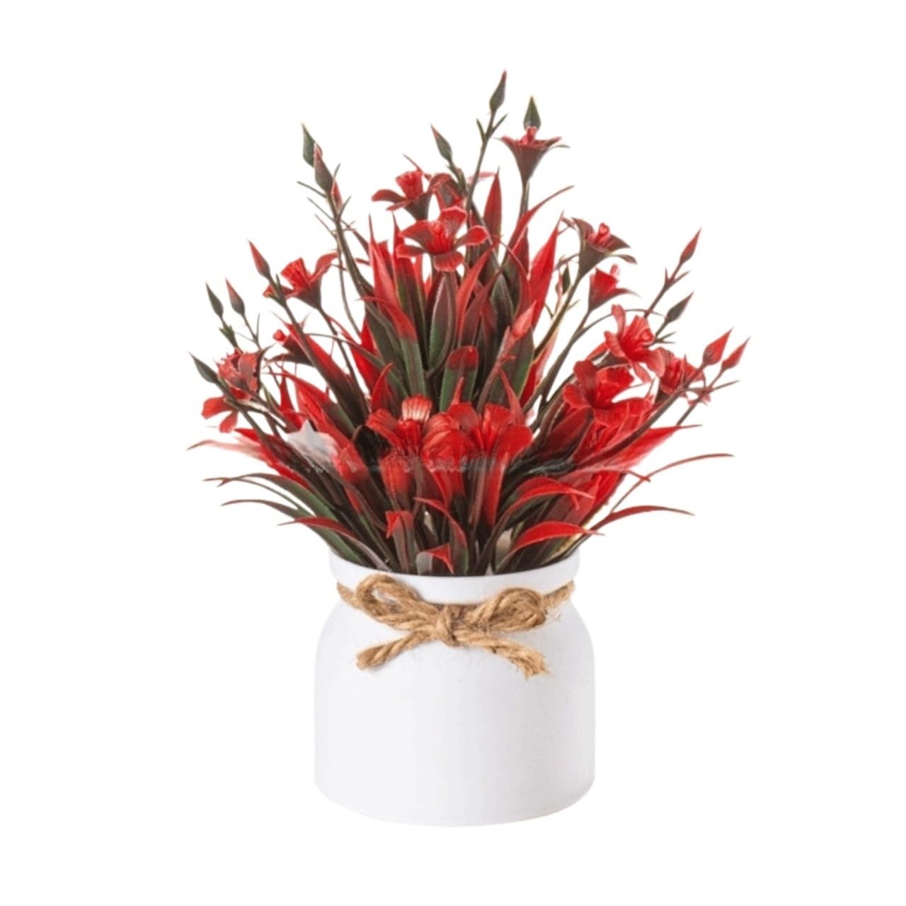 MZSKLW Small Artificial Plants Fake Potted Flowers Bonsai Plant