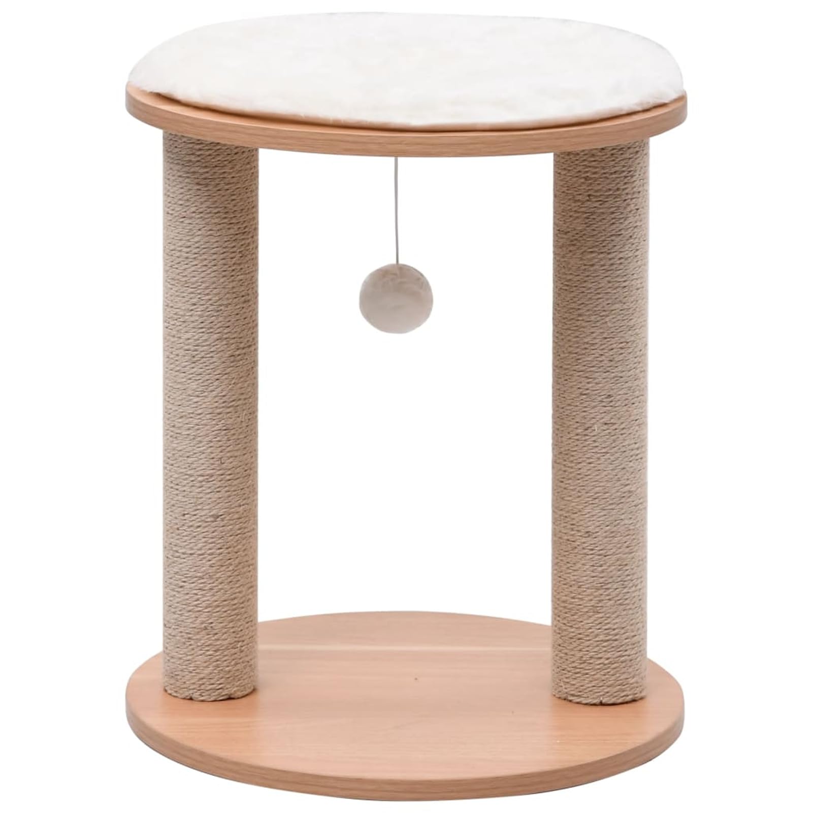 Arbre à chat compact de 44 cm pour petit espace et chat d'intérieur