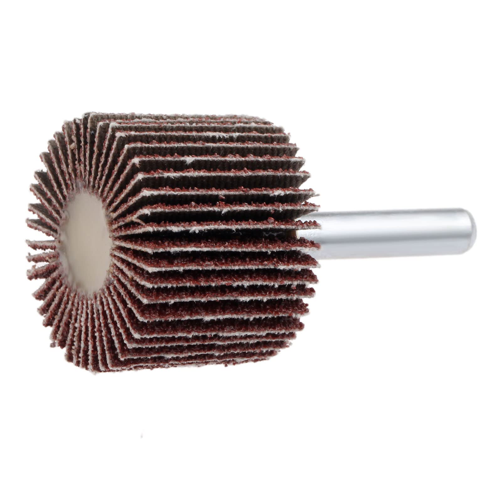 Roue à Lamelles Abrasives Grain 80 - 10pcs Pour Meuleuse, Ponceuse - Enlève Rouille & Polissage Métal/Bois