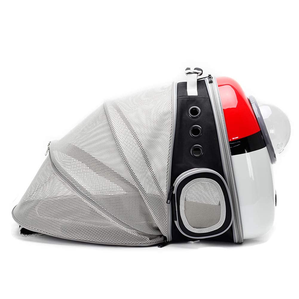 Mochila transportadora para gatos, cápsula espacial expandible para mascotas, mochila de burbujas para gatitos, perros pequeños de hasta 12 libras, mochila para gatos