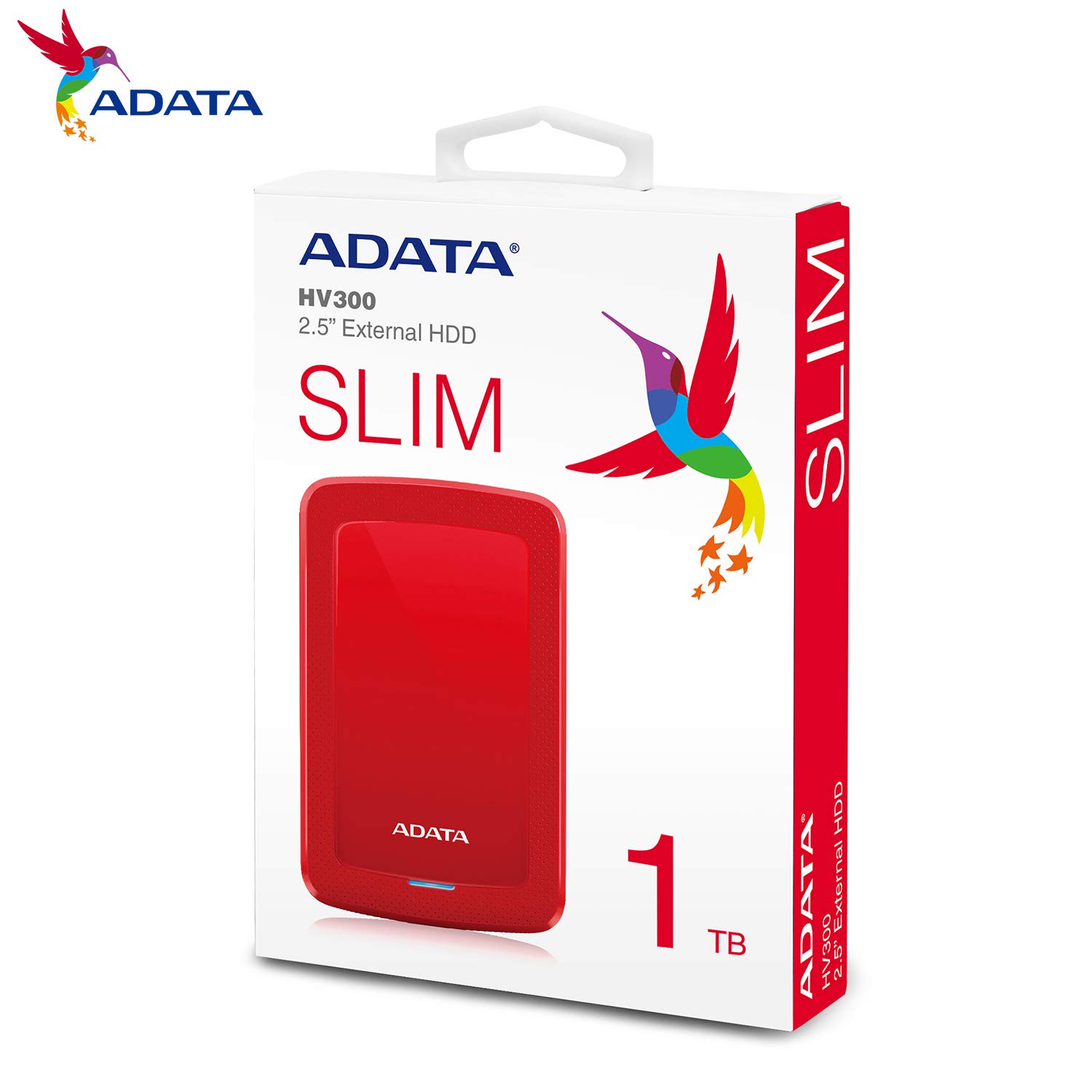 Amazon.com: ADATA HV300 1TB COLORBOX - AHV300-1TU31-CRD : Electronics