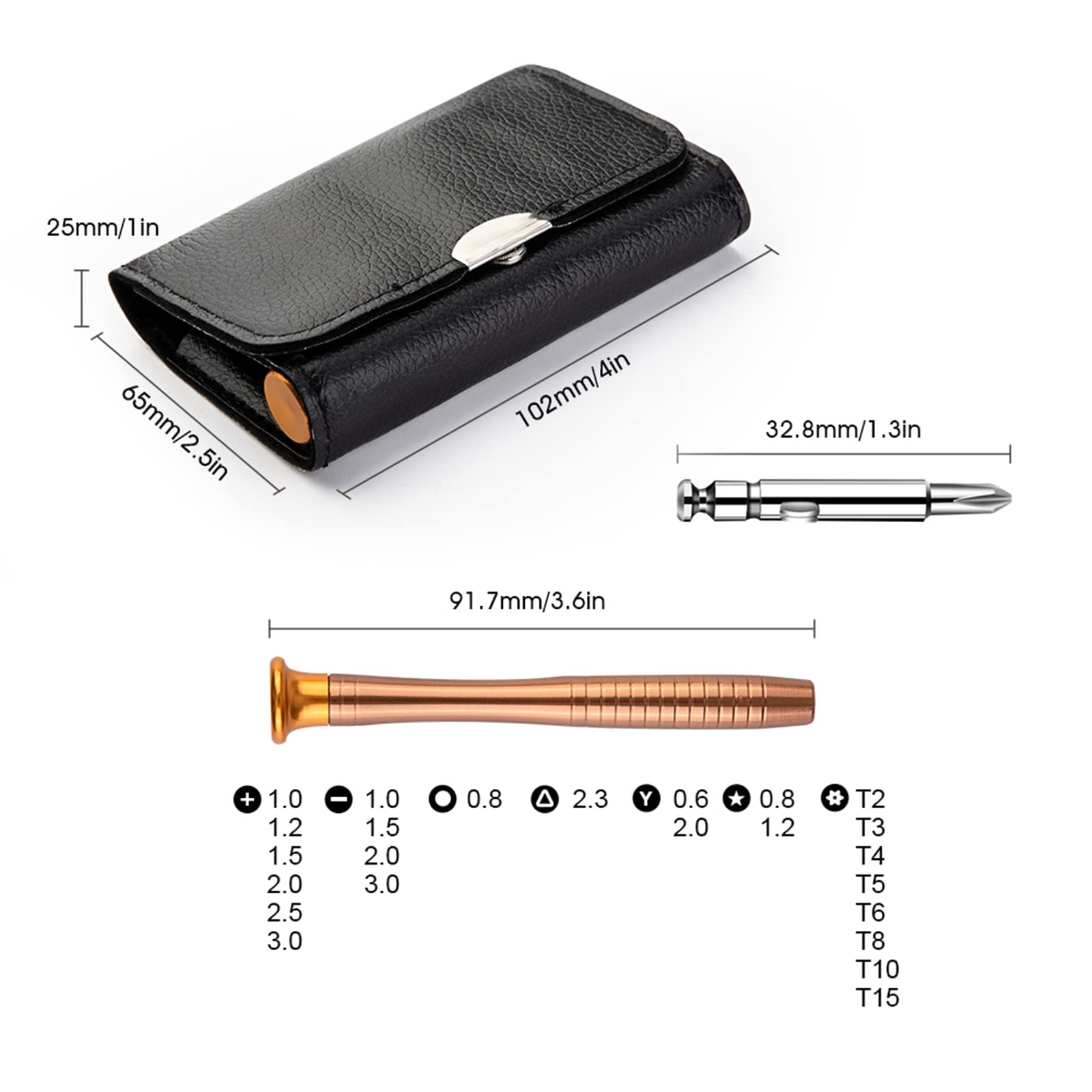 25 in 1 Screwdrivers, Professional Electronics Repair Tool Kit With, Precision Screwdriver Set, Glasses Screwdriver, Laptop Screwdriver Kit, Computer Screwdriver Kit, Watch Screwdriver Set