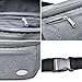 Entchin Fanny Pack for Women Men,Crossbody Belt Bag with 4-Zipper Pockets,Adjustable Waist Bag Pack,One of the Most Popular Travel Essential Gifts for Walking,Traveling,Cycling and Shopping (Gray)