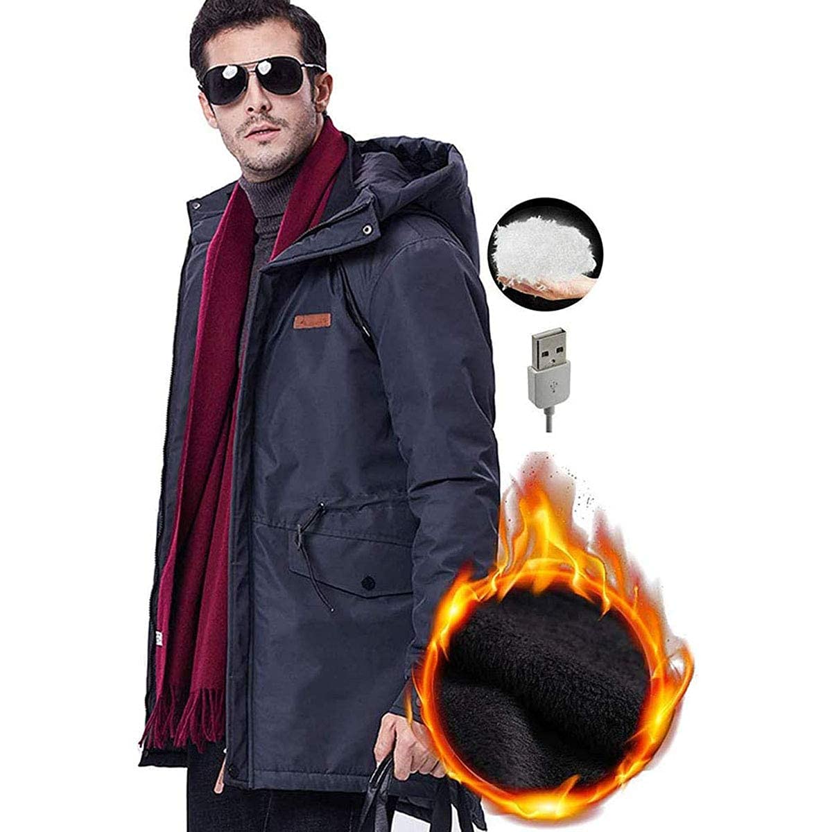 Veste chauffante USB MU pour rester au sec et au chaud pendant le ski