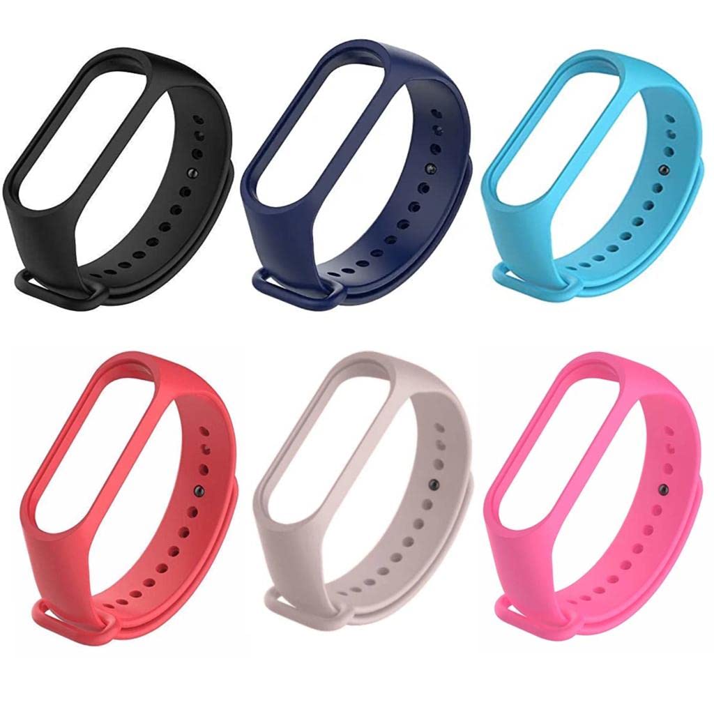 INEFABLE Mi Band 3 and 4 Straps Original for Mi Band M3 and M4 Wristband Strap Soft Silicone Adjustable Band Strap — Amazon image 12