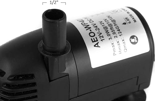 Miniatura 6 de AEO - Bomba de agua solar, WP40 (196 GPH), Paquete de 1, Negro