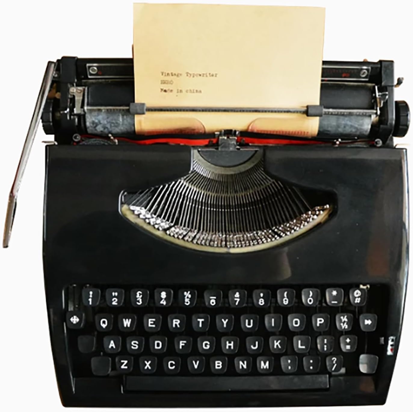 Macchina da scrivere manuale, classica macchina da scrivere retrò per decorare casa e ufficio, ideale per scrivere lettere, regalo unico per scrittori