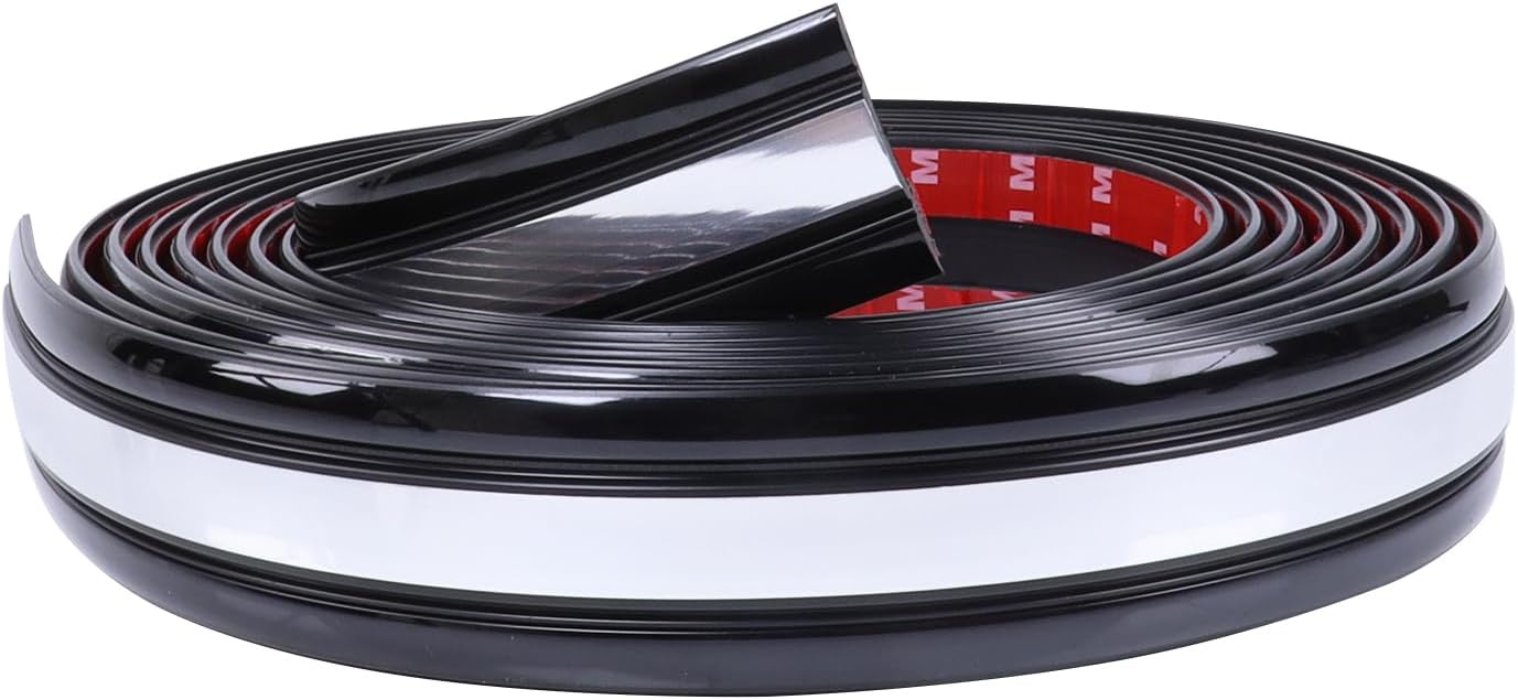 18FT Automotive Chrome Trim Molding Heavy Duty Car Side Molding UV Protected Scratch-Proof for RV Truck Motor Bumper Door Window Self Adhesive, 1-11/16" Wide