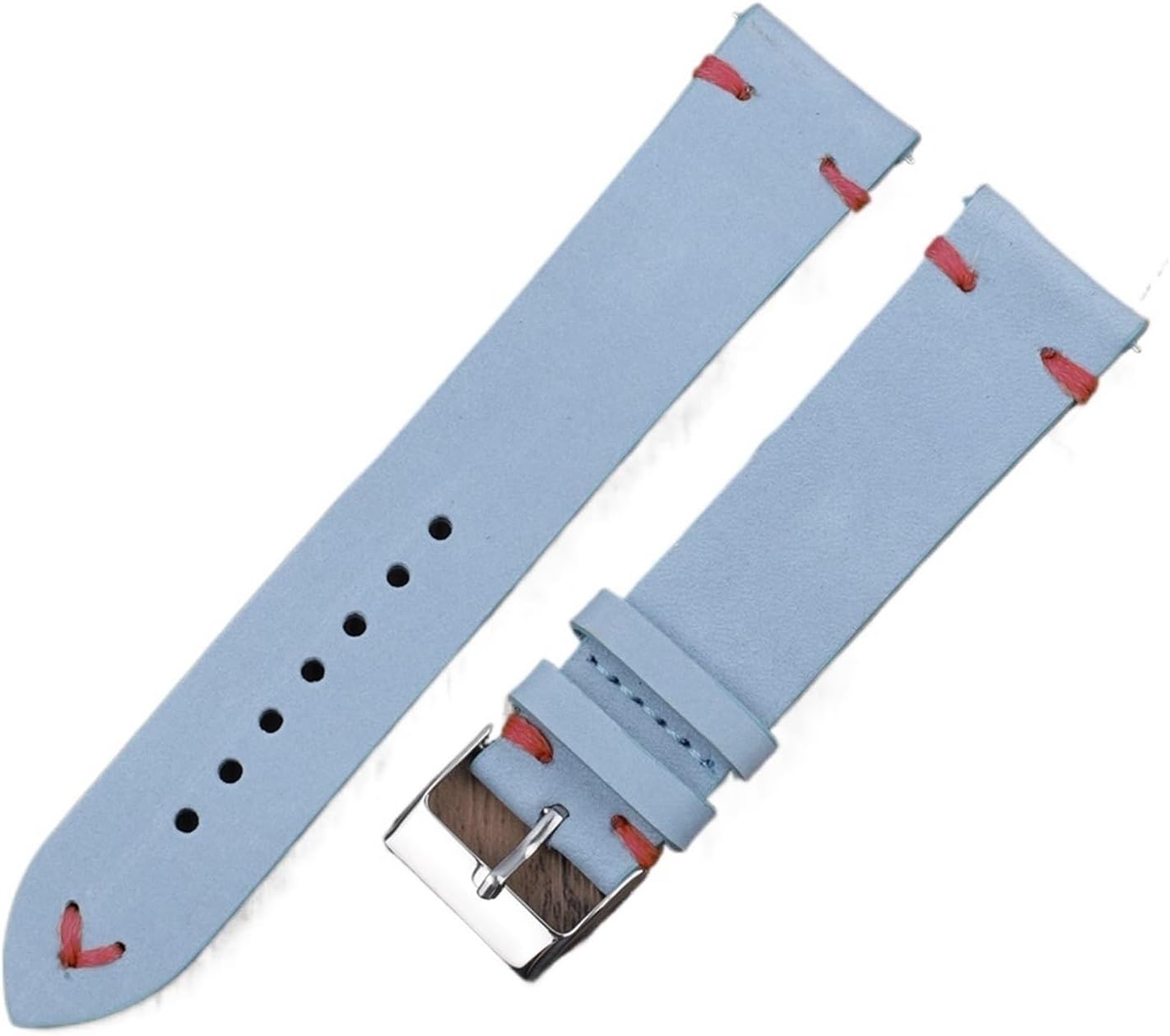 CAREG Nubuck Genuine Leather Watch Band Quick Release Watch Straps Belts 18mm 20mm 22mm 24mm Watchband Fit For Men Women Durable
