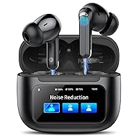 Antirumore Cuffie Bluetooth, Bluetooth 5.4 Con Touch Screen Multifunzione