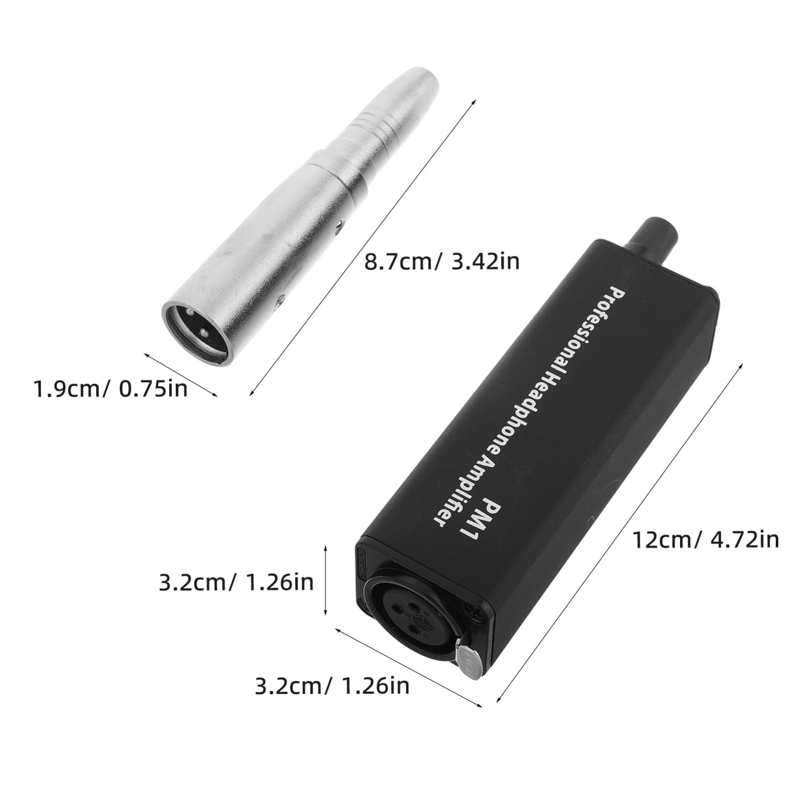 UKCOCO 1juego Amplificador De Auriculares Portátil La De Audio y para Grabación y Presentaciones