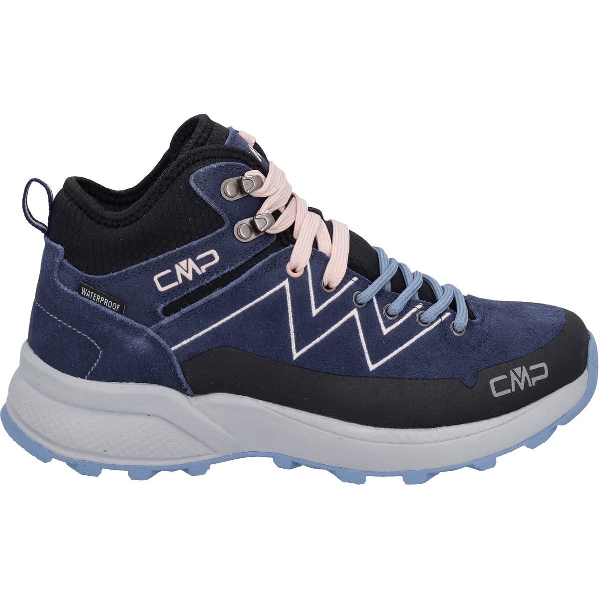 CMP Women's Kaleepso Mid Wmn Hiking Shoe WpKALEEPSO MID Hiking Shoe WP, Blue Rose, 8.5 UK