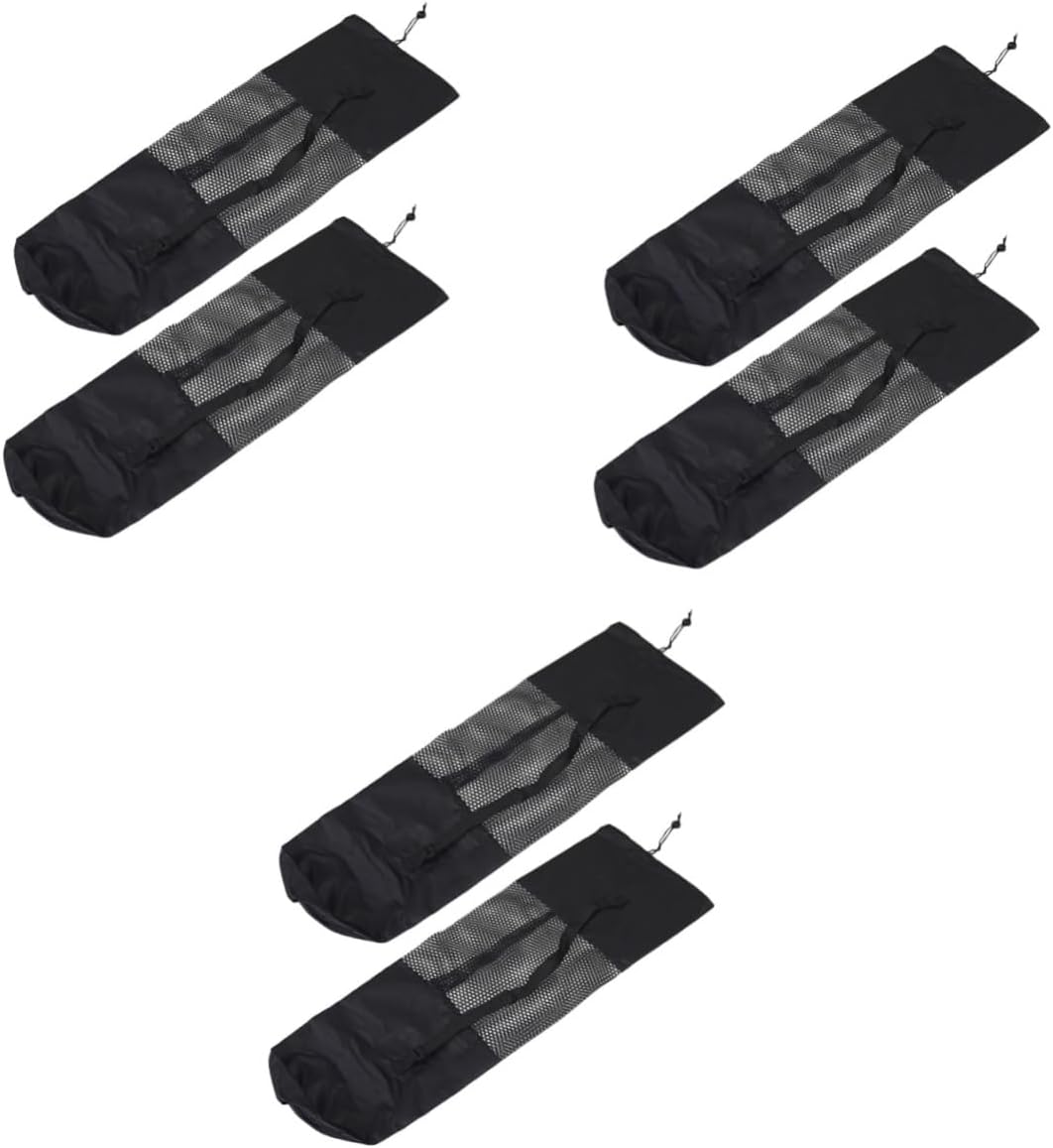 Mesh Design Yoga Mat Carrier Bag Breathable Yoga Pad Pouch with Shoulder Strap Durable and Capacity for