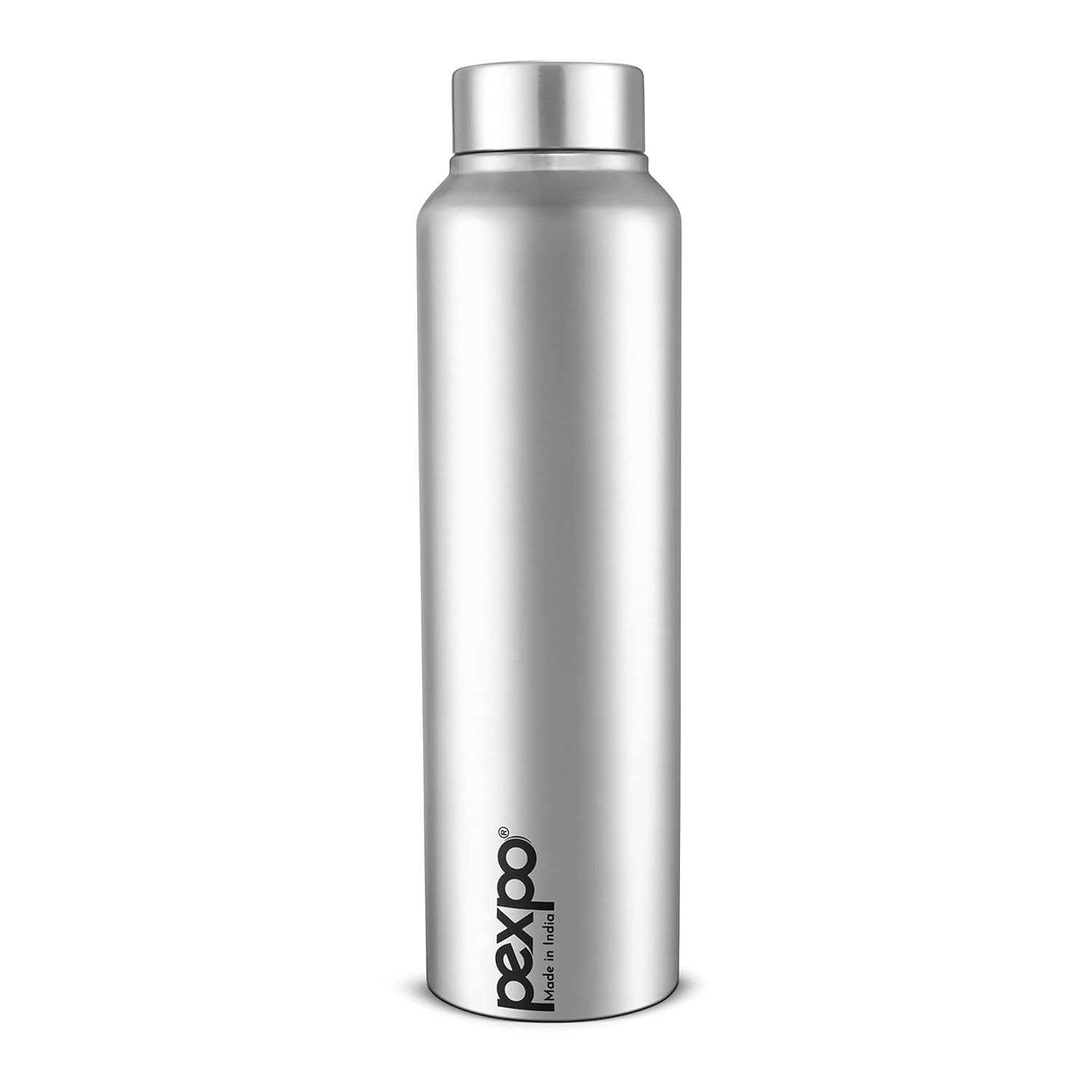 Pexpo Stainless Steel Fridge Water Bottle, 750 ml, Silver, Chromo