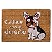 Produktbild d'casa 'Fußmatte Hund Original Beware der Besitzer 40 x 60 cm