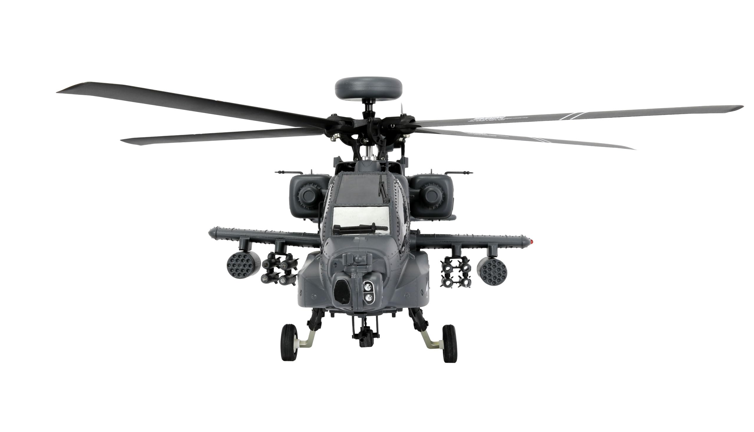 Amewi Apache AH-64D CP Helikopter 6G/3D RTF grau inkl. Fernsteuerung, Akku, Ladekabel, Zubehör