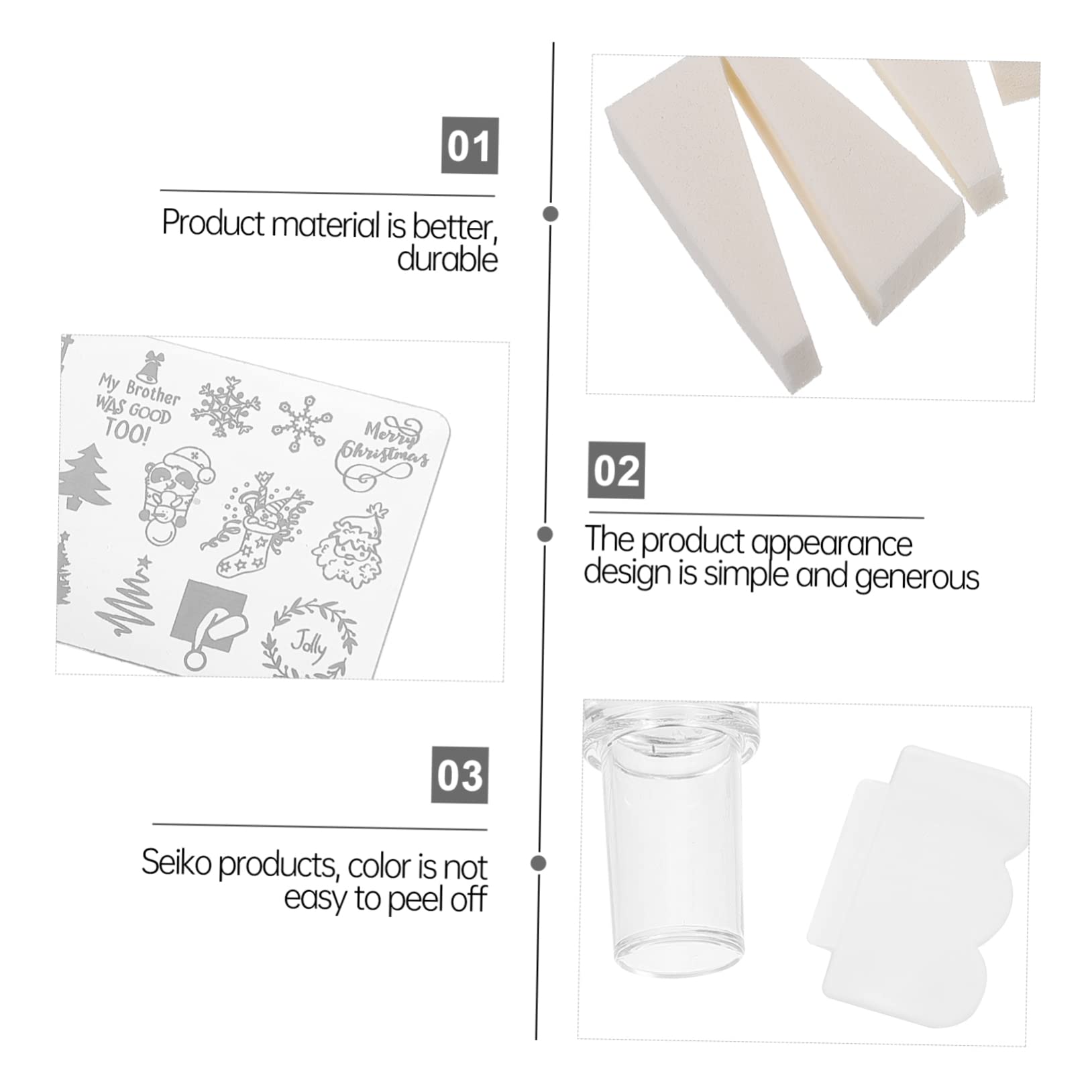 Healeved 5sets Template Creativi Per Nail Art Piastrine Per Stamping Unghie Strumenti Manicure Per Decorazioni Uniche Facili Da Usare Per Tutti Di Esperienza