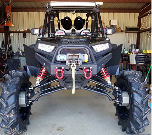 Xd 3 Ton Bumper Shackle Mounts - Machined (Pair) With D-Shackles & Backing Plates #TOP7