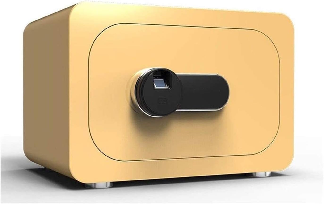 Home Small Value Digital Keypad Volume Wall or Floor Mounted Fingerprint Lock High-end Secrecy Colors Can Be Selected (Color Green, Size : 28x30x40cm) Safe