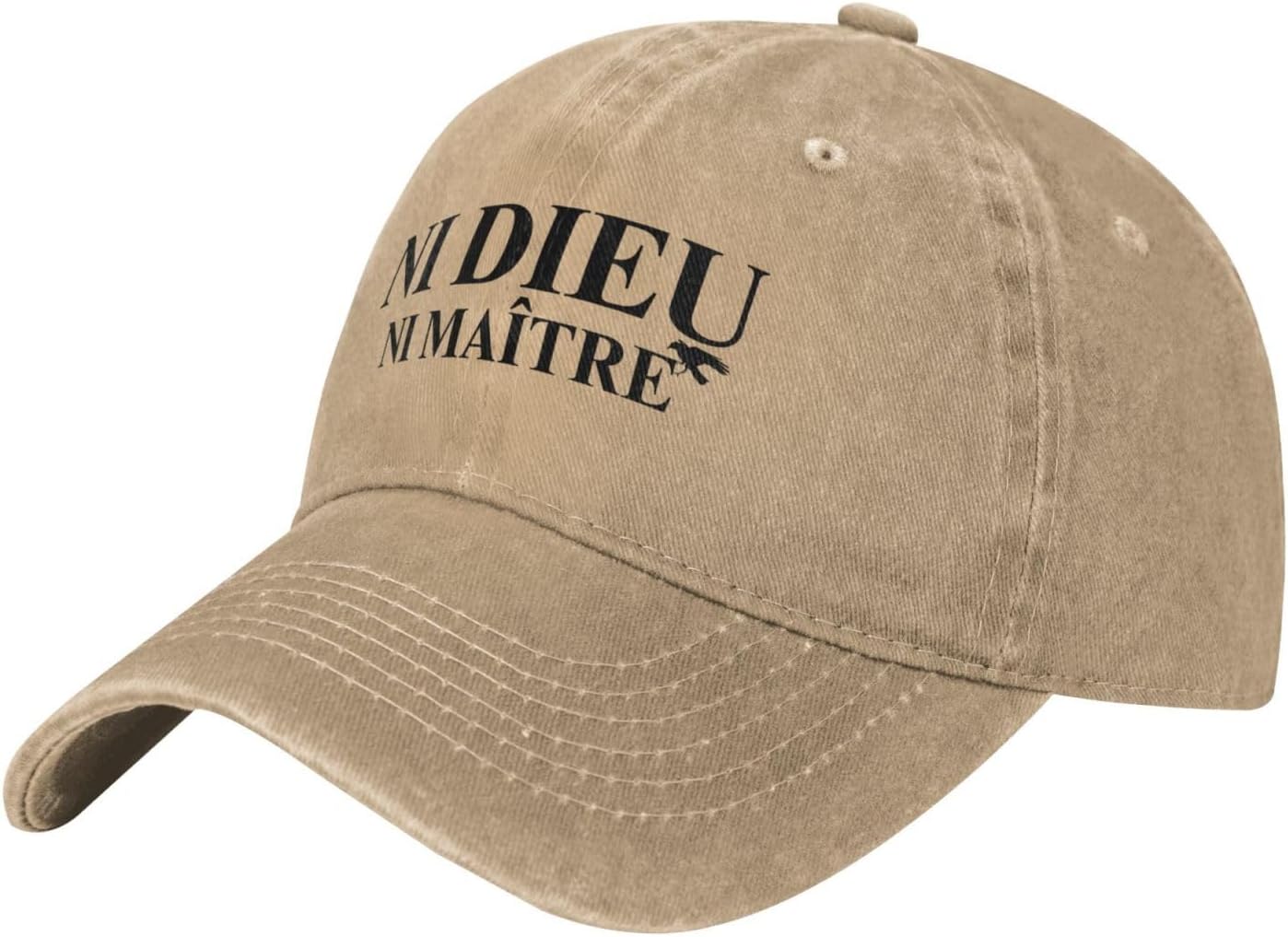 Ni Dieu Ni Maître Hat Anti Trucker Caps Vintage Cowboy Cap