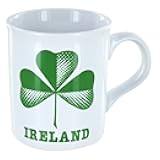 Irish Shamrock Ceramic Mug - 8oz