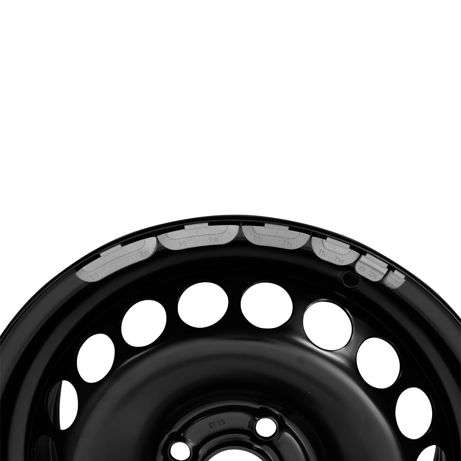HASKYY 5-30 g równoważące różne wagi udarowe do felg stalowych 600 sztuk (100 każdorazowo 5 g, 10 g, 15 g, 0,71 uncji, 0,88 uncji i 2,06 uncji)