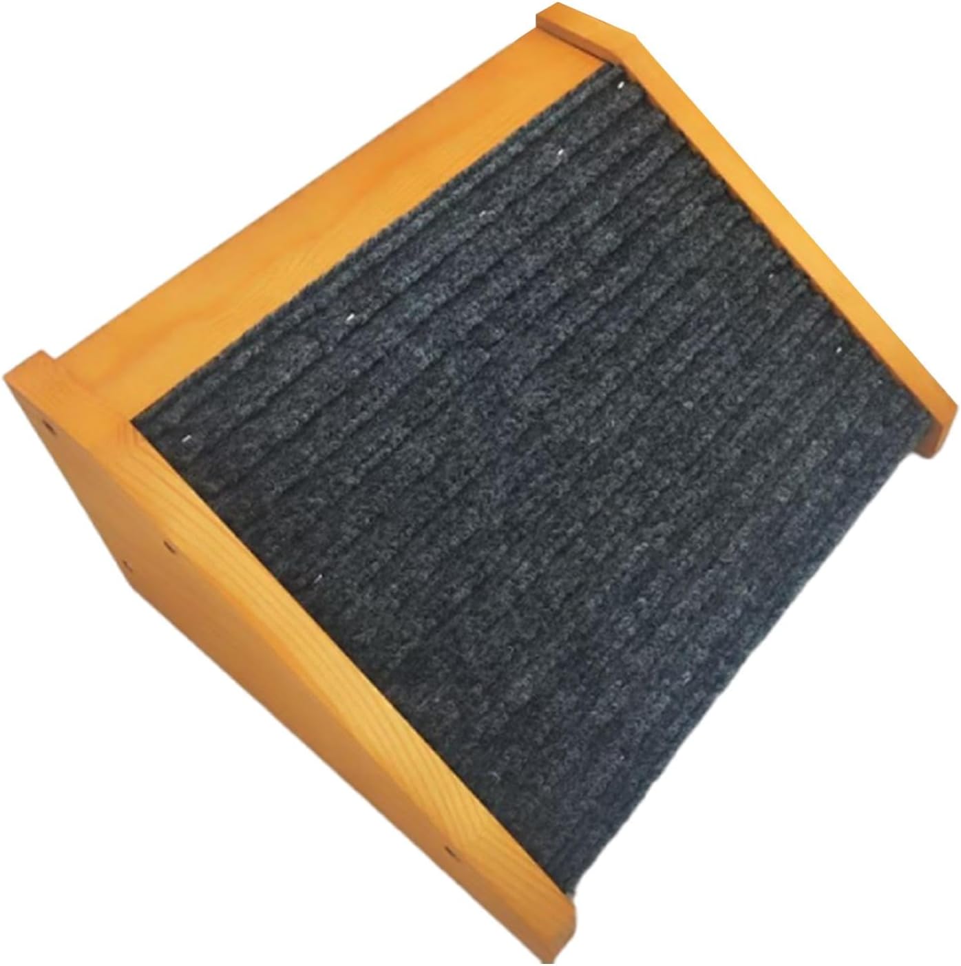 Dog Ramp Cat Ramp Non Slip Pet Stairs Low Angled Wooden Climbing Aid for Couch Bed Indoor Use 11.81x9.84x5.91inch