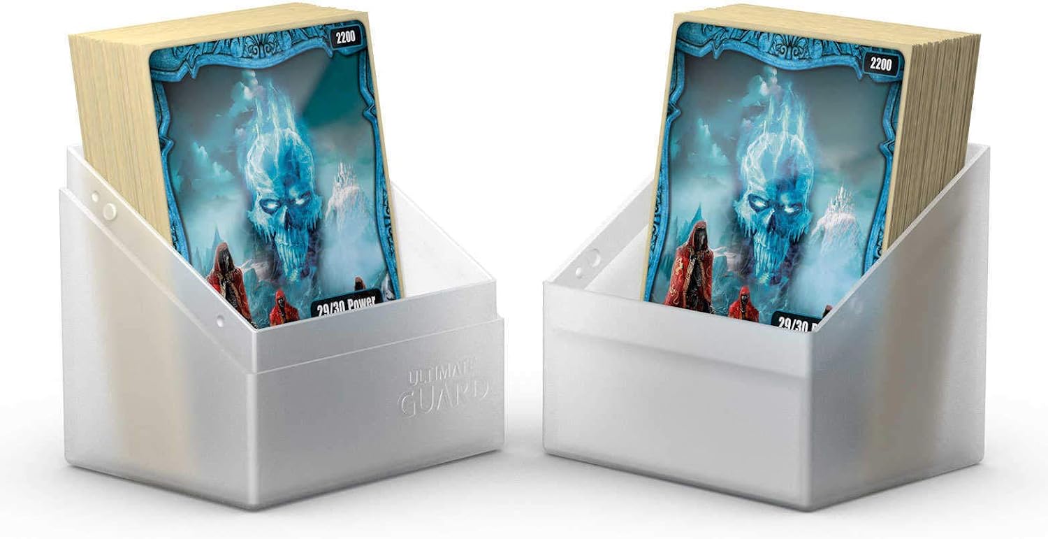 Ultimate Guard Boulder 80+ Classic, Deck Case for 80 Double-Sleeved TCG Cards, Frosted, Secure & Durable Storage for Trading Card Games, Soft-Touch Finish