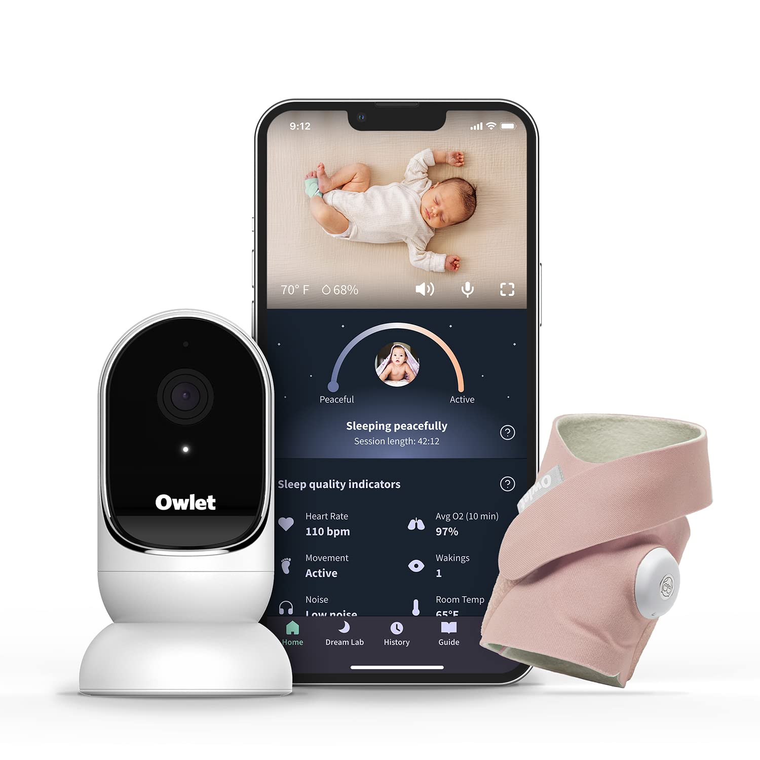 Buy Owlet Dream Duo Smart Baby Monitor HD Video Monitor with Camera