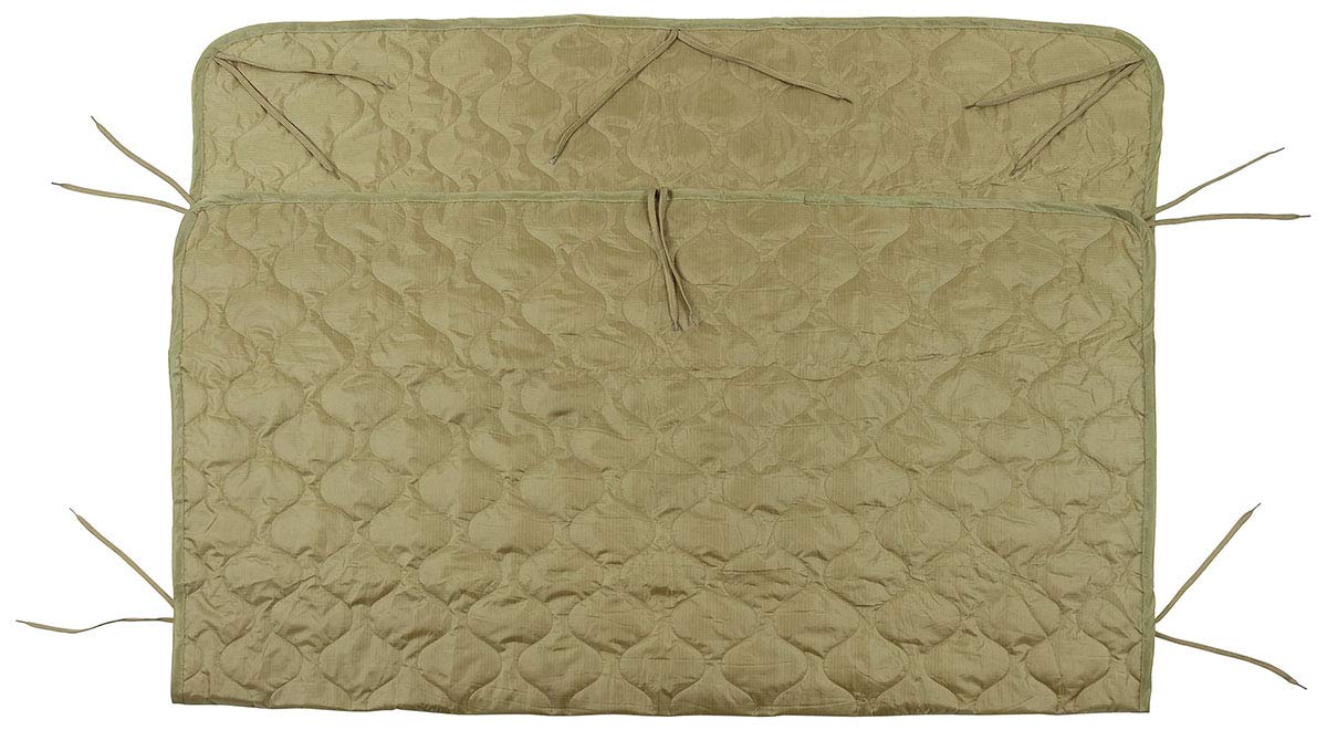 MFH Poncho Liner Travel Military Blanket Camping Outdoor Sleeping Bag Coyote Tan