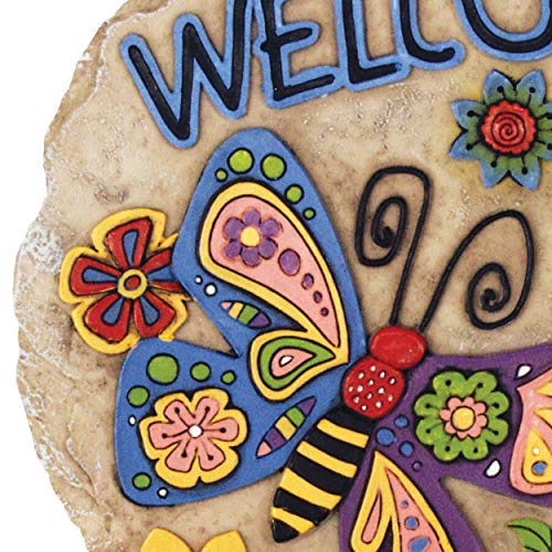 Spoontiques 13262 Butterfly Stepping Stone, 1 EA, Welcome Butterfly - Image 4
