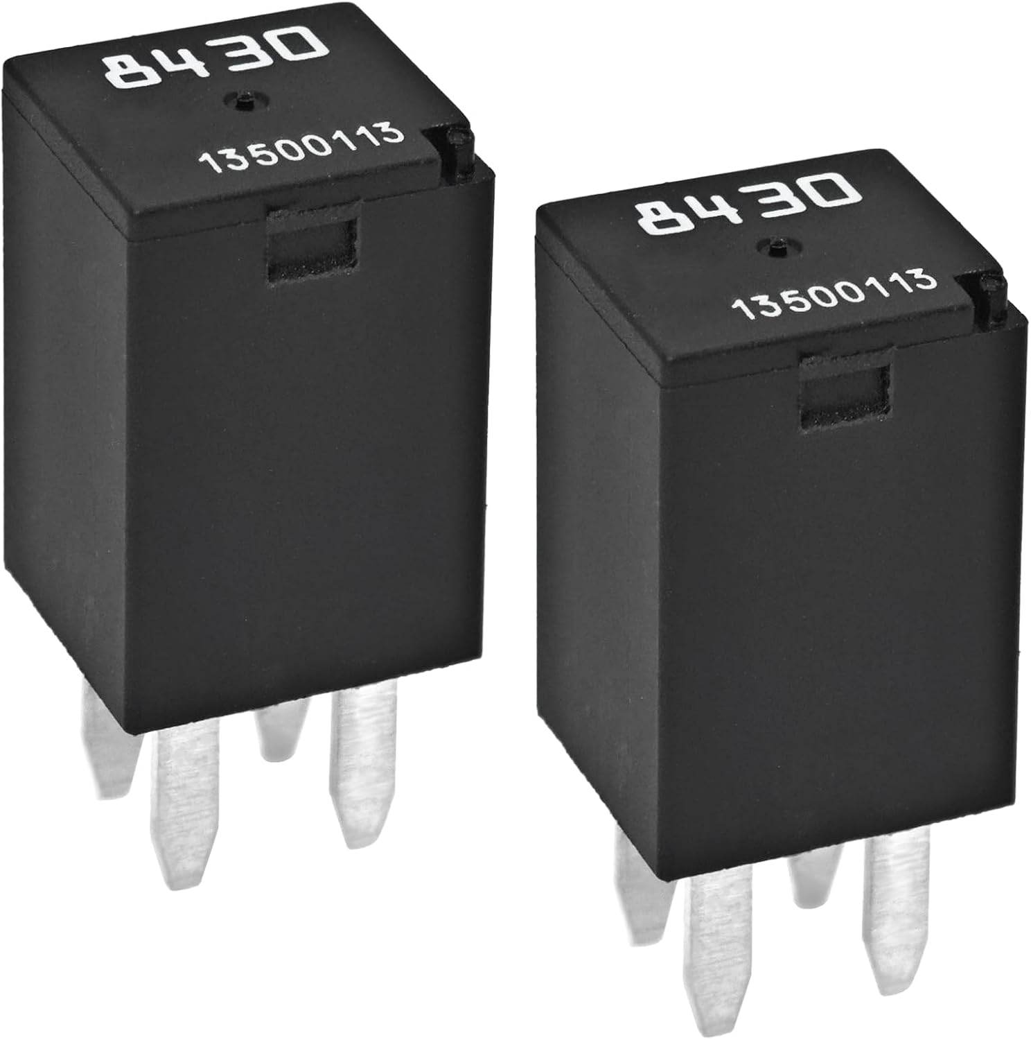 4Pcs Automotive Relays 13500113 8430 for GM, Multi-Function 4-Pin Relay Replace 19116962 D1777C