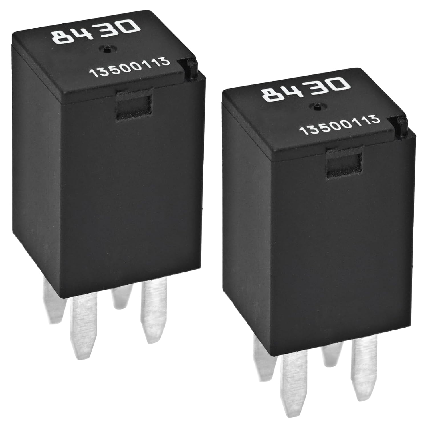 Automotive Relays 13500113 8430 for GM (Pack of 4), Multi-Function 4-Pin Relay Replace 19116962 D1777C MR538851