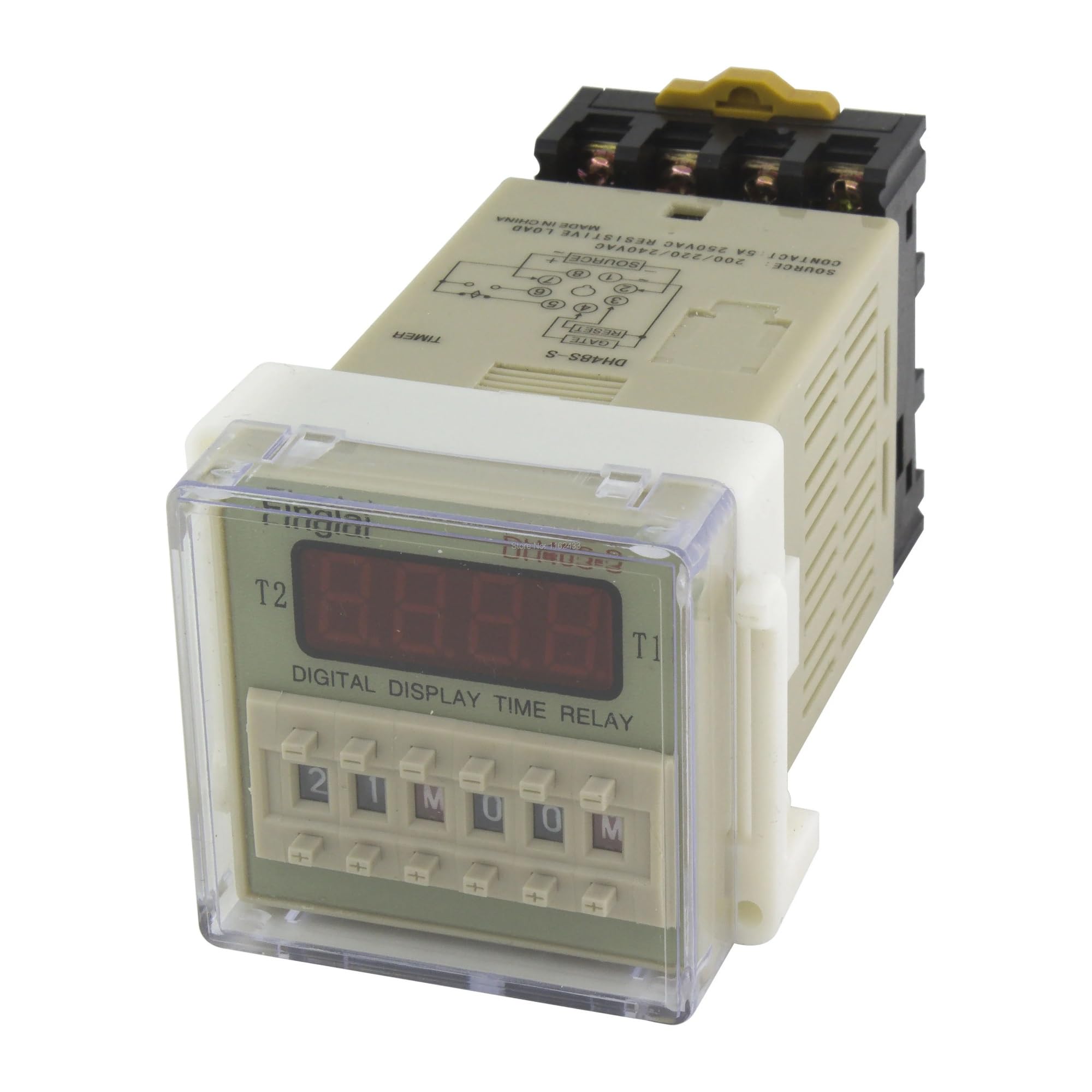 Relais temporisé DH48S-S pour automatiser les cycles d'éclairage et ventilation