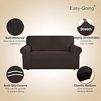 Vista 3 de Easy-Going - Funda elástica para sofá, 1 pieza, protector de muebles, suave, parte inferior elástica, para niños, tela de jacquard de poliéster